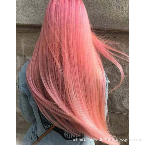 Two Tone 1B/Pink Weaves 100% Human Ombre Malaysian Hair Color Straight  Hair Bundles